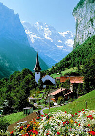 Alpská vesnice