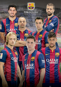Koláž FC Barcelona 2014–2015