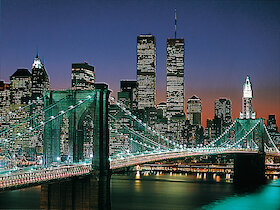 New York: Brooklynský most a Manhattan