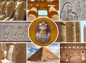 Koláž — Egypt