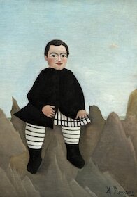 Chlapec na skalách, 1895–1897