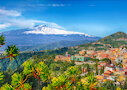 Etna a Taormina, Sicílie