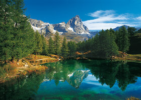 Modré jezero — Matterhorn