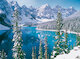 Morénové jezero — národní park Banff — Kanada