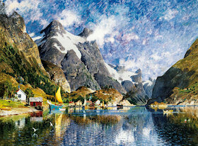 Norský fjord