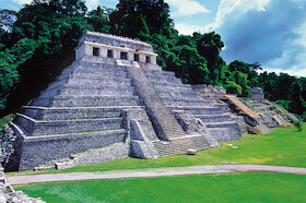 Chrám nápisů — Mexiko — Chiapas