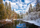 Zimní odraz — Yosemitský národní park