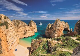 Zátoka v Algarve, Portugalsko