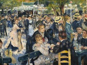 Zábava v Moulin de la Galette