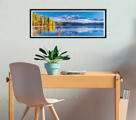 Zlaté odrazy na jezeře Wanaka