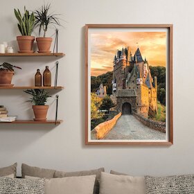 Zlatá hodina na hradě Eltz