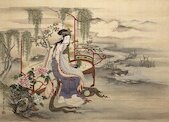 Čínská kráska Jang Kuej‐fej, období Edo, 1800–1820
