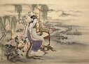 Čínská kráska Jang Kuej‐fej, období Edo, 1800–1820