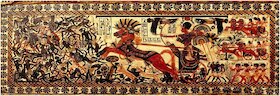 Tutanchamon v bitvě u Théb