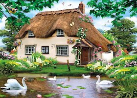 Dům s labutěmi