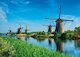 Větrné mlýny u Kinderdijku, Nizozemsko