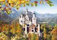 Pohled na zámek Neuschwanstein, Německo