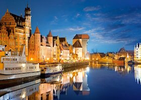 Starý přístav, Gdaňsk, Polsko