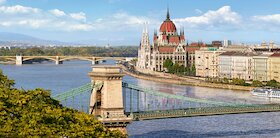 Pohled na Dunaj, Budapešť