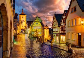 Noční Rothenburg