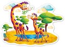 Žirafy v savaně