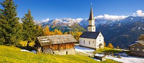 Poutní kostel Marterle, Korutany, Rakousko