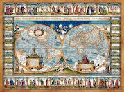 Mapa světa z r. 1639