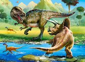 Tyrannosaurus vs. triceratops