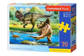 Tyrannosaurus vs. triceratops