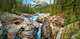 Mistayský kaňon, národní park Banff, Kanada