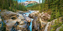 Mistayský kaňon, národní park Banff, Kanada