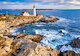 Východ slunce nad Cape Elizabeth, USA