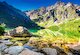 Pleso Morskie Oko při východu slunce, Tatry, Polsko