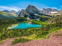 Grinnellovo jezero, národní park Glacier, USA