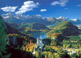 Neuschwanstein a okolí