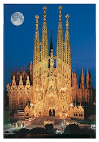 Sagrada Família, Barcelona, Španělsko