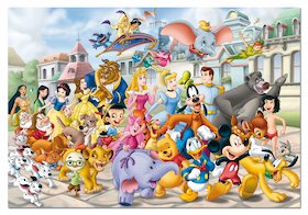 Defilé Disneyho postav