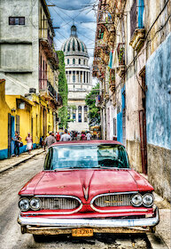 Veterán ve Staré Havaně