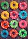 Barevné donuty