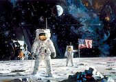 První lidé na Měsíci