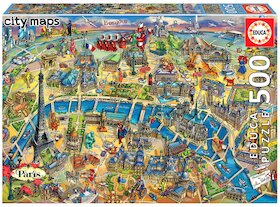 Mapa Paříže