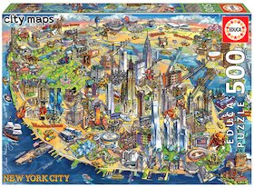 Mapa New Yorku