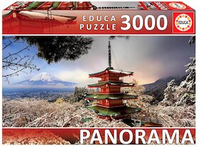 Hora Fudži a pagoda Čureito, Japonsko