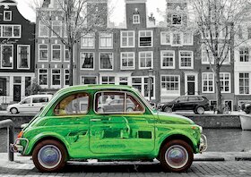 Auto v Amsterdamu