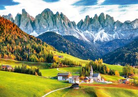 Podzim v Dolomitech