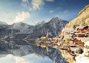 Hallstatt v zimě