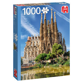 Pohled na chrám Sagrada Família, Barcelona