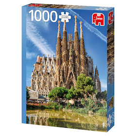 Pohled na chrám Sagrada Família, Barcelona