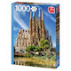 Pohled na chrám Sagrada Família, Barcelona