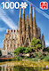 Pohled na chrám Sagrada Família, Barcelona